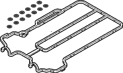 Комплект прокладок, крышка головки цилиндра ELRING 392.470