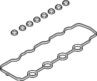 Комплект прокладок, крышка головки цилиндра ELRING 428.590