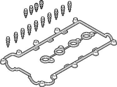 Комплект прокладок, крышка головки цилиндра ELRING 428.750