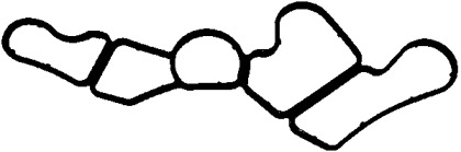 Прокладка, корпус маслянного фильтра ELRING 585.090