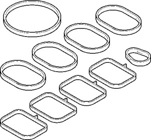 Комплект прокладок, впускной коллектор ELRING 689.940
