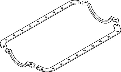 Комплект прокладок, масляный поддон ELRING 692.090