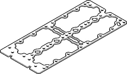 Прокладка, крышка головки цилиндра ELRING 718.220