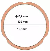 Прокладка, гильза цилиндра ELRING 751.812