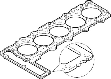 Прокладка, головка цилиндра ELRING 913.872