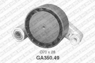 Натяжной ролик, поликлиновойремень SNR GA350.49