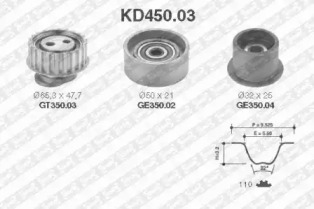 Ременный комплект SNR KD450.03