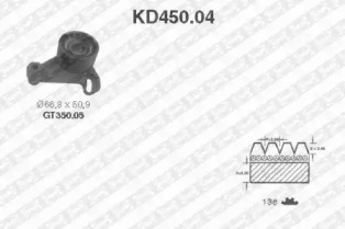 Ременный комплект SNR KD450.04