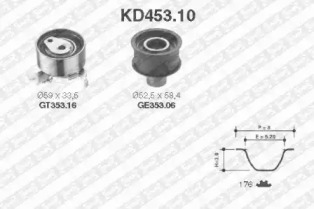 Ременный комплект SNR KD453.10