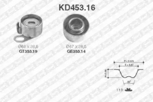 Ременный комплект SNR KD453.16