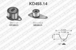 Ременный комплект SNR KD455.14