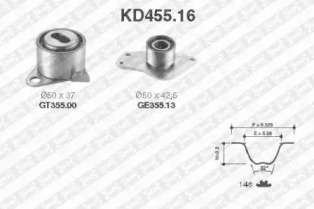 Ременный комплект SNR KD455.16