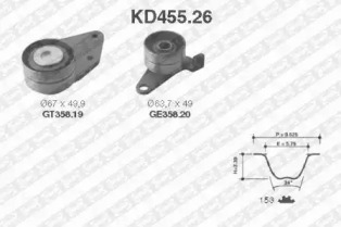 Ременный комплект SNR KD455.26