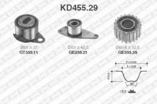 Ременный комплект SNR KD455.29