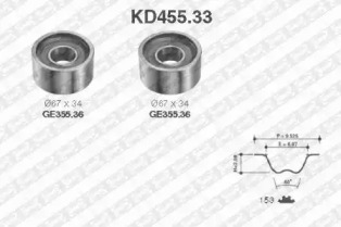 Ременный комплект SNR KD455.33