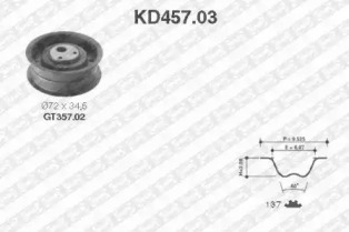 Ременный комплект SNR KD457.03