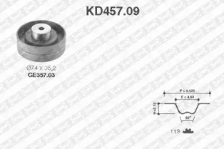 Ременный комплект SNR KD457.09