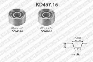 Ременный комплект SNR KD457.15