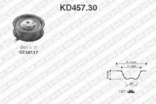 Ременный комплект SNR KD457.30