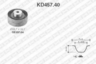 Ременный комплект SNR KD457.40