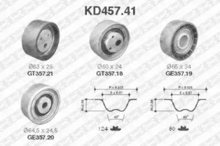 Ременный комплект SNR KD457.41