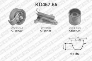 Ременный комплект SNR KD457.55