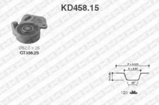 Ременный комплект SNR KD458.15