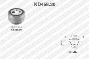 Ременный комплект SNR KD458.20