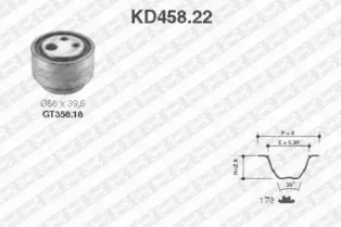 Ременный комплект SNR KD458.22