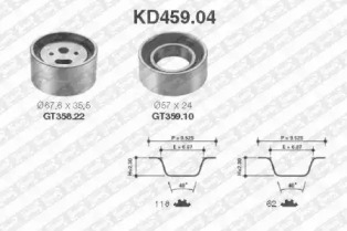 Ременный комплект SNR KD459.04