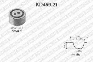 Ременный комплект SNR KD459.21