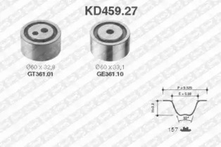 Ременный комплект SNR KD459.27