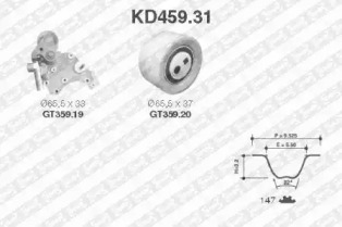 Ременный комплект SNR KD459.31