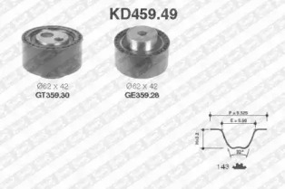 Ременный комплект SNR KD459.49