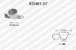 Ременный комплект SNR KD461.07