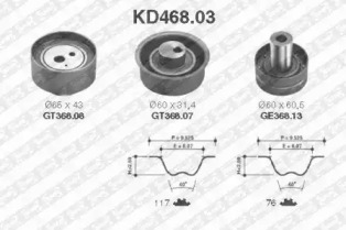 Ременный комплект SNR KD468.03