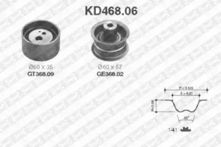 Ременный комплект SNR KD468.06