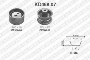 Ременный комплект SNR KD468.07