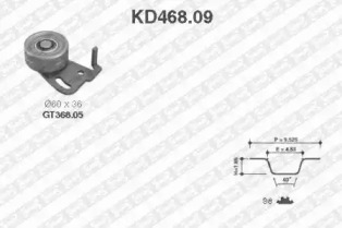 Ременный комплект SNR KD468.09