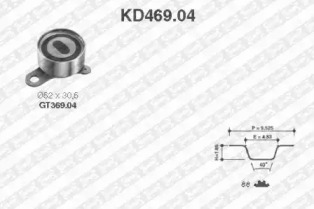 Ременный комплект SNR KD469.04