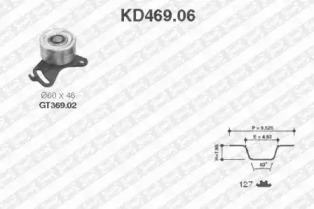 Ременный комплект SNR KD469.06