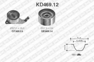 Ременный комплект SNR KD469.12