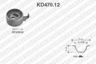 Ременный комплект SNR KD470.12