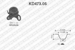 Ременный комплект SNR KD473.05