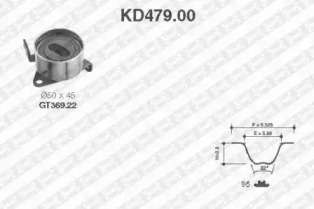 Ременный комплект SNR KD479.00