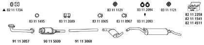 Глушитель HJS VW_282