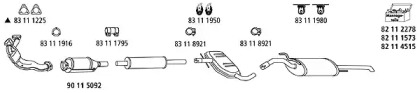 Глушитель HJS VW_1003