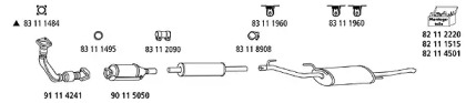 Глушитель HJS VW_406