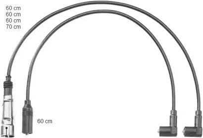 Комплект проводов зажигания BERU PRO1149