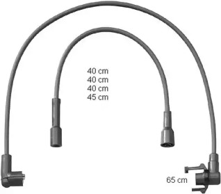 Комплект проводов зажигания BERU PRO1391